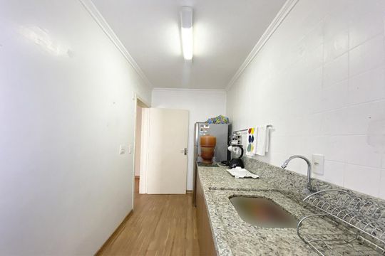 Cozinha de apartamento para alugar com 2 quartos, 36m² em São José, São Leopoldo