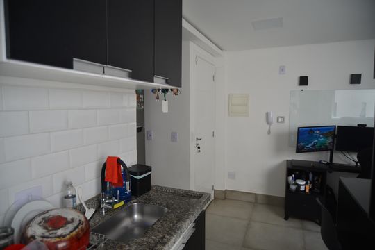 Cozinha de apartamento à venda com 2 quartos, 88m² em Vila Alpina, Santo André
