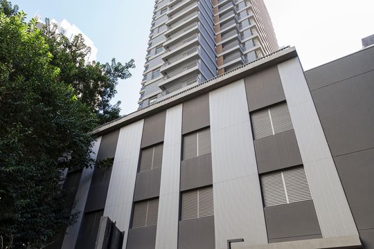 Fachada de kitnet/studio à venda com 1 quarto, 26m² em Moema, São Paulo