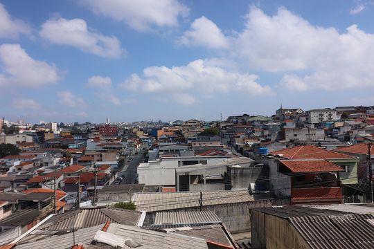 Vista da Sala de apartamento à venda com 2 quartos, 64m² em Taboão, São Bernardo do Campo