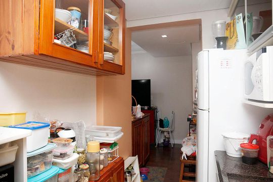 Cozinha de apartamento à venda com 3 quartos, 87m² em Centro Histórico, Porto Alegre