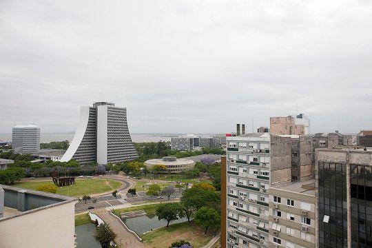 Área Comum - Terraço Vista de apartamento à venda com 3 quartos, 87m² em Centro Histórico, Porto Alegre