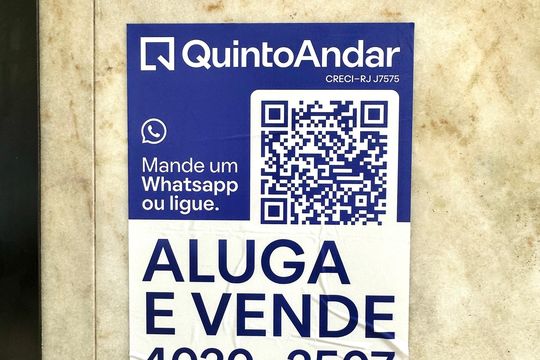 Placa de apartamento para alugar com 1 quarto, 30m² em Copacabana, Rio de Janeiro
