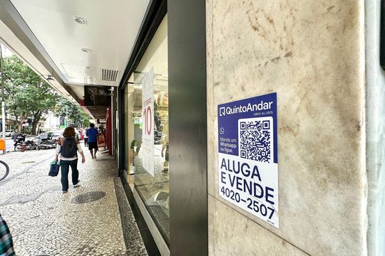 Placa de apartamento para alugar com 1 quarto, 30m² em Copacabana, Rio de Janeiro