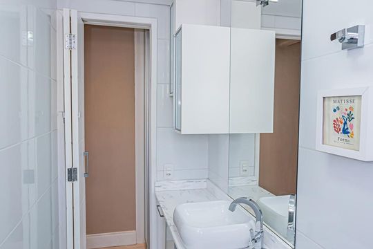 Banheiro Social de apartamento para alugar com 2 quartos, 70m² em Freguesia do Ó, São Paulo