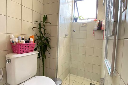 Banheiro de apartamento para alugar com 1 quarto, 38m² em Vila Nova, Novo Hamburgo