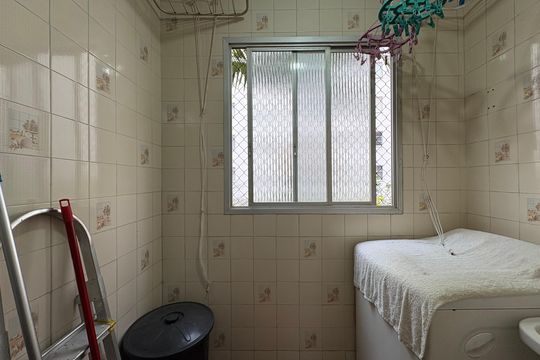 Área de Serviço de apartamento à venda com 2 quartos, 60m² em Vila Lutécia, Santo André