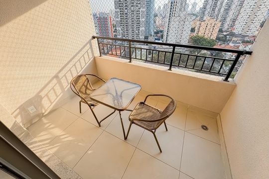 Varanda de kitnet/studio para alugar com 1 quarto, 32m² em Sacomã, São Paulo
