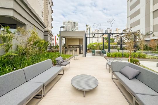 Área comum de kitnet/studio para alugar com 1 quarto, 32m² em Sacomã, São Paulo