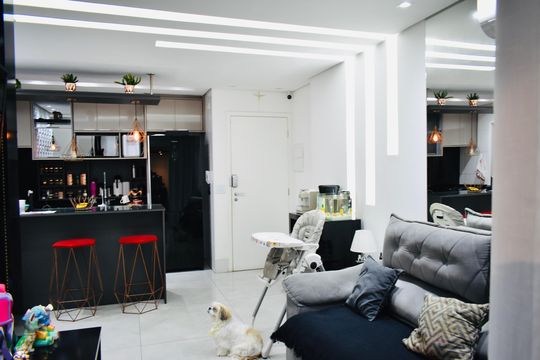 Sala de apartamento à venda com 2 quartos, 97m² em Vila da Saúde, São Paulo