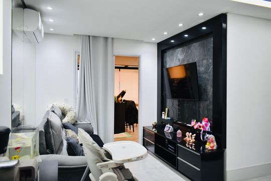Sala de apartamento à venda com 2 quartos, 97m² em Vila da Saúde, São Paulo