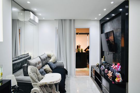 Sala de apartamento à venda com 2 quartos, 97m² em Vila da Saúde, São Paulo
