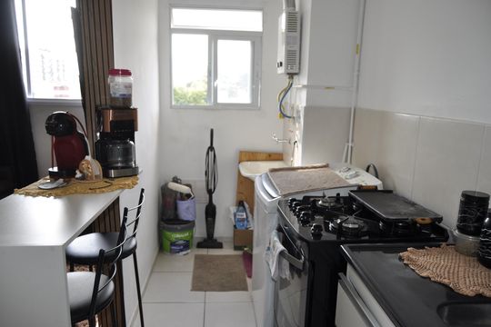 Cozinha de apartamento para alugar com 1 quarto, 31m² em Riachuelo, Rio de Janeiro