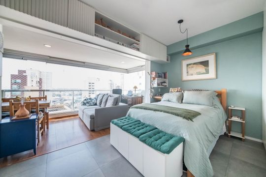 Sala/Quarto de kitnet/studio à venda com 1 quarto, 38m² em Vila Mariana, São Paulo