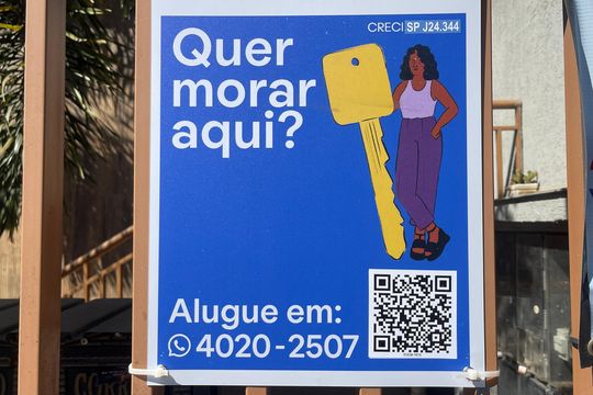 Placa de apartamento para alugar com 2 quartos, 40m² em Itaquera, São Paulo