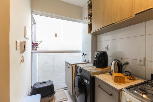 Cozinha de apartamento para alugar com 2 quartos, 40m² em Itaquera, São Paulo