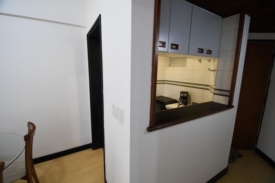Cozinha de apartamento à venda com 1 quarto, 48m² em Centro, Campinas