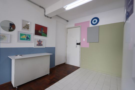 Cozinha de kitnet/studio à venda com 1 quarto, 37m² em Centro Histórico de São Paulo, São Paulo