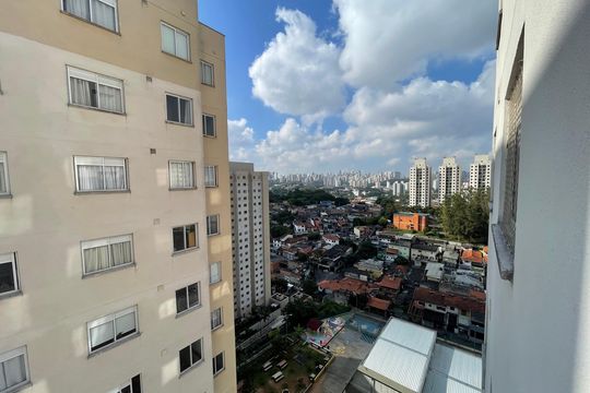 Vista da Sala de apartamento para alugar com 2 quartos, 33m² em Jardim Celeste, São Paulo