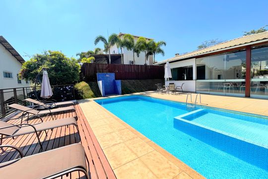 Área comum de casa de condomínio à venda com 3 quartos, 149m² em Garças, Belo Horizonte