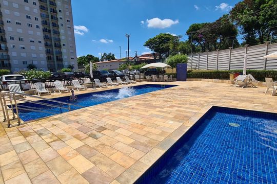 Área comum - Piscina de apartamento à venda com 3 quartos, 71m² em Vila Santa Maria, Jundiaí