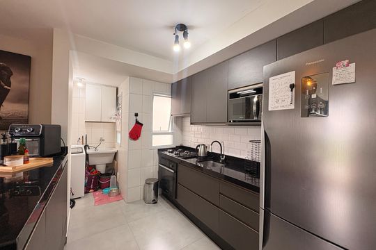 Cozinha de apartamento à venda com 3 quartos, 71m² em Vila Santa Maria, Jundiaí