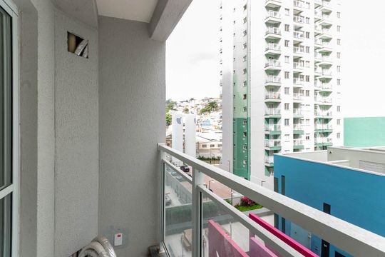Varanda da Suíte de apartamento para alugar com 2 quartos, 55m² em Santo Cristo, Rio de Janeiro