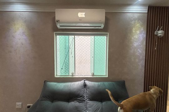 Sala  de apartamento à venda com 2 quartos, 95m² em Vila Alpina, Santo André
