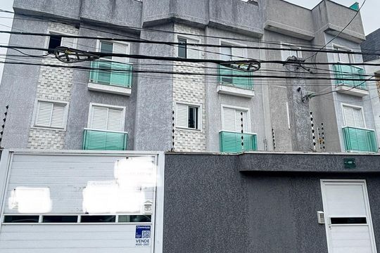 Fachada de apartamento à venda com 2 quartos, 95m² em Vila Alpina, Santo André