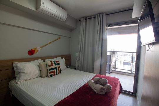 Quarto de kitnet/studio à venda com 1 quarto, 40m² em Santo Amaro, São Paulo