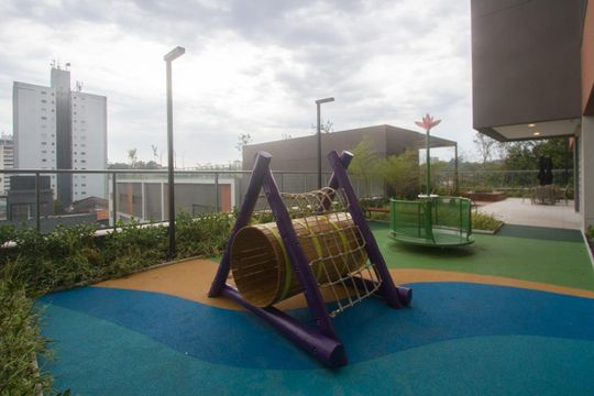 Área comum - Playground de kitnet/studio à venda com 1 quarto, 23m² em Santo Amaro, São Paulo