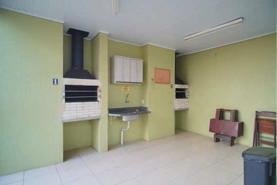 Área comum - Churrasqueira de apartamento para alugar com 2 quartos, 68m² em São Jorge, Novo Hamburgo