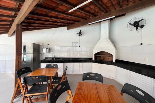 Área comum - Churrasqueira de apartamento à venda com 3 quartos, 150m² em Barra Olímpica, Rio de Janeiro