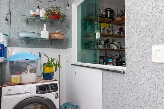 Área de Serviço de apartamento para alugar com 2 quartos, 55m² em Vila Ré, São Paulo