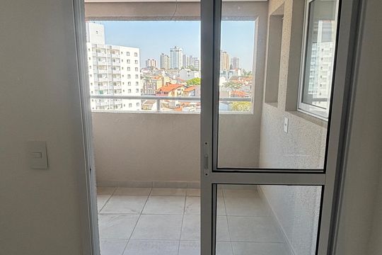Sala de apartamento à venda com 2 quartos, 57m² em Jardim Bela Vista, Santo André