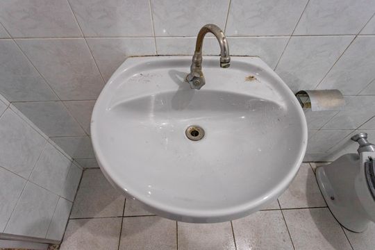Banheiro de casa para alugar com 1 quarto, 50m² em Casa Grande, Diadema