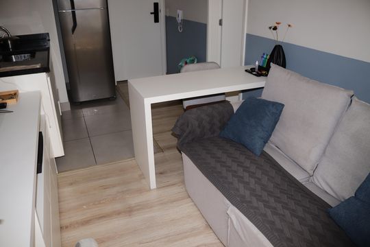 Sala de apartamento para alugar com 1 quarto, 28m² em República, São Paulo