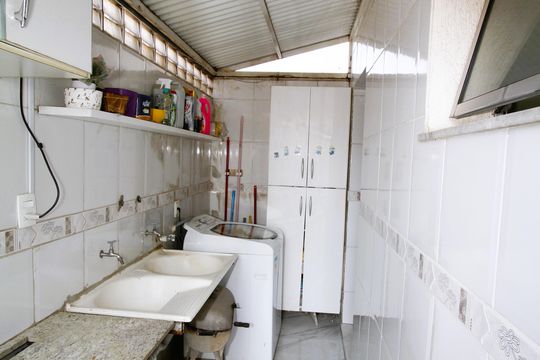 Área de Serviço de apartamento à venda com 3 quartos, 100m² em Carlos Prates, Belo Horizonte