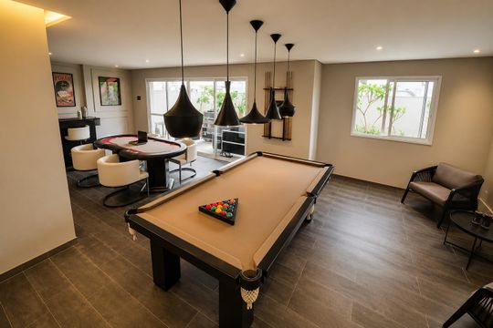 Área comum - Sala de jogos de apartamento para alugar com 3 quartos, 75m² em Vila Osasco, Osasco