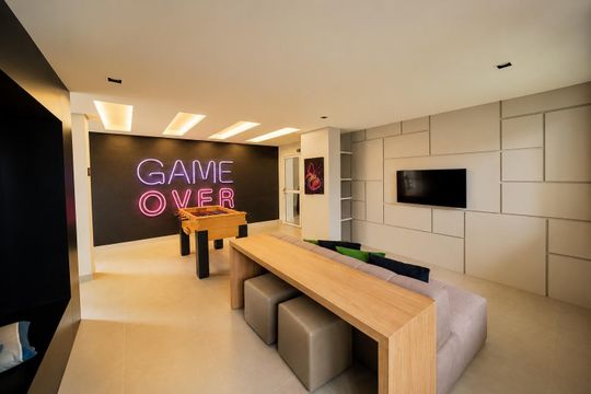 Área comum - Sala de jogos de apartamento para alugar com 3 quartos, 75m² em Vila Osasco, Osasco