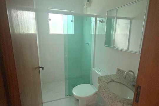 Banheiro da Suíte de casa à venda com 2 quartos, 69m² em Parque Continental, Guarulhos