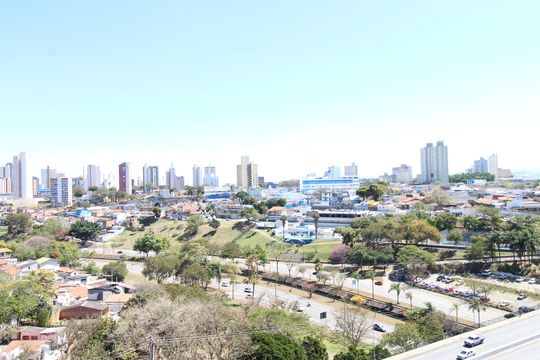 Vista da Sacada da Sala de apartamento para alugar com 2 quartos, 62m² em Monte Castelo, São José dos Campos