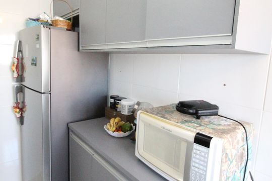 Cozinha de apartamento para alugar com 2 quartos, 62m² em Monte Castelo, São José dos Campos