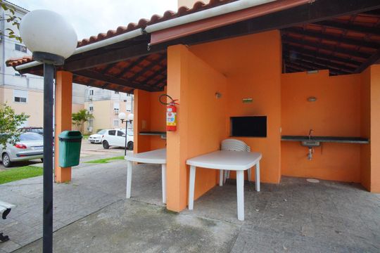 Área comum - Churrasqueiras de apartamento à venda com 2 quartos, 53m² em Humaitá, Porto Alegre
