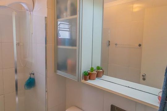 Banheiro de apartamento para alugar com 2 quartos, 60m² em Santos Dumont, São Leopoldo