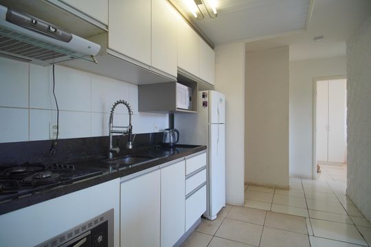 Cozinha de apartamento à venda com 2 quartos, 50m² em Operário, Novo Hamburgo