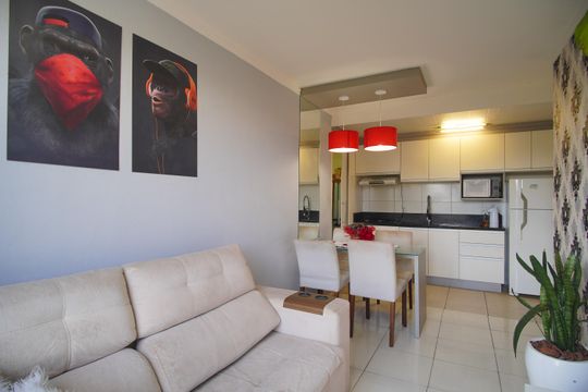 Sala de apartamento à venda com 2 quartos, 50m² em Operário, Novo Hamburgo