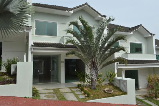 Fachada de casa de condomínio para alugar com 4 quartos, 188m² em Freguesia (jacarepaguá), Rio de Janeiro
