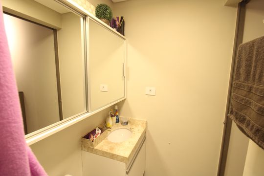 Banheiro de kitnet/studio à venda com 1 quarto, 25m² em Santana, São Paulo
