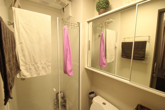 Banheiro de kitnet/studio à venda com 1 quarto, 25m² em Santana, São Paulo